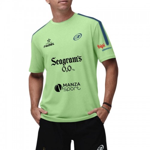 Camiseta Bullpadel Paquito Montse Acid Green Vigore