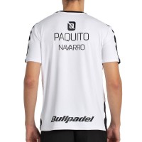 Bullpadel Paquito Navarro 25I White T-Shirt  Offer + Cheap