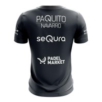 Camiseta preta Bullpadel Paquito Navarro Premier Padel Finals Licio