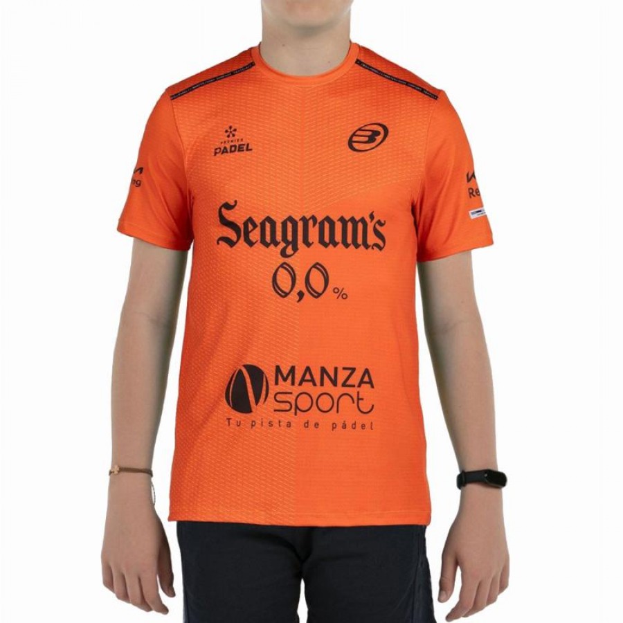 Bullpadel Paquito Navarro Premier Padel Mesia Clay Junior T-shirt  Offer + Cheap