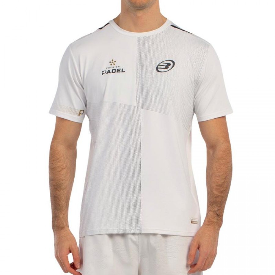 Bullpadel Premier Padel Buque White T-Shirt  Offer + Cheap