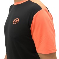 Camiseta Bullpadel Slam Negro Pomelo Fluor