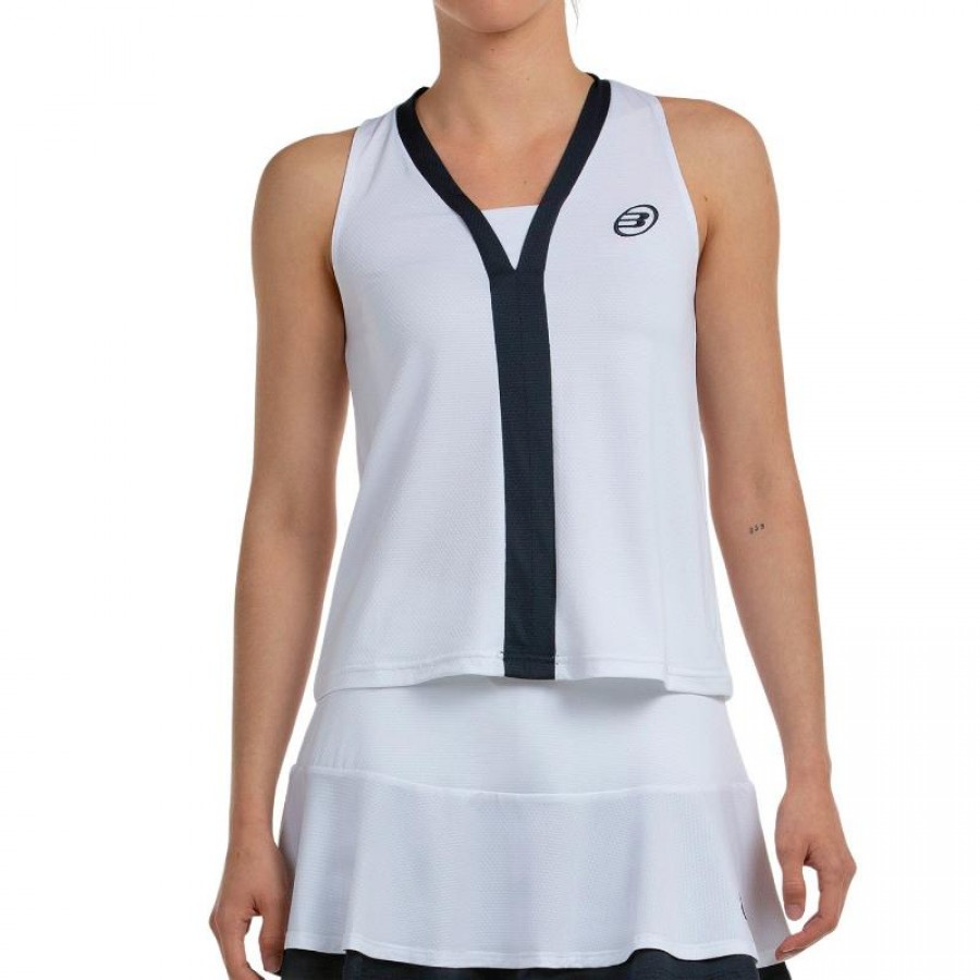 Camiseta Bullpadel Talita Blanco  Oferta + Barato