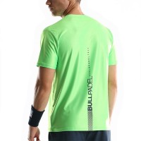 Camiseta Bullpadel WPT Tilden Verde Fluor