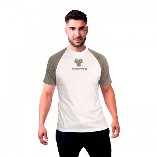T-shirt Cartri Match Blanc Gris T-shirt Cartri Match Blanc Gris