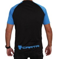 Camiseta Cartri Match Negro Azul Junior  Oferta + Barato