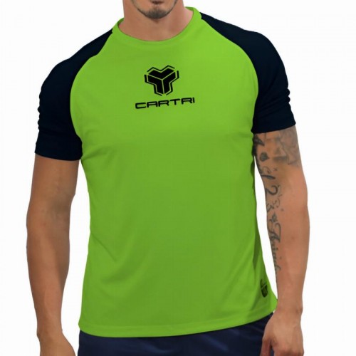 T-shirt Vert Noir Cartri Match T-shirt Vert Noir Cartri Match