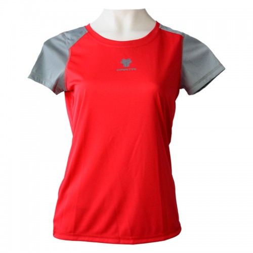 T-shirt Cartri Simona Grigio Rosso T-shirt Cartri Simona Grigio Rosso