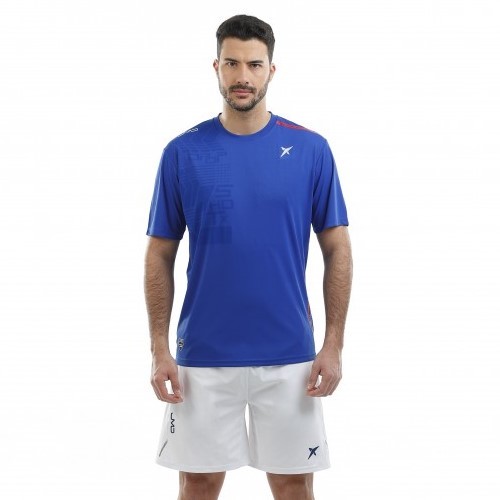Camiseta Drop Shot JMD Heritage Azul Camiseta Drop Shot JMD Heritage Azul