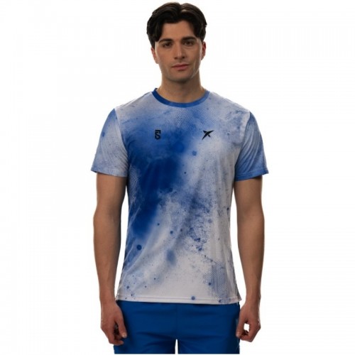 Camiseta Drop Shot Jon Sanz Aker Imprimer Azul Camiseta Drop Shot Jon Sanz Aker Imprimer Azul