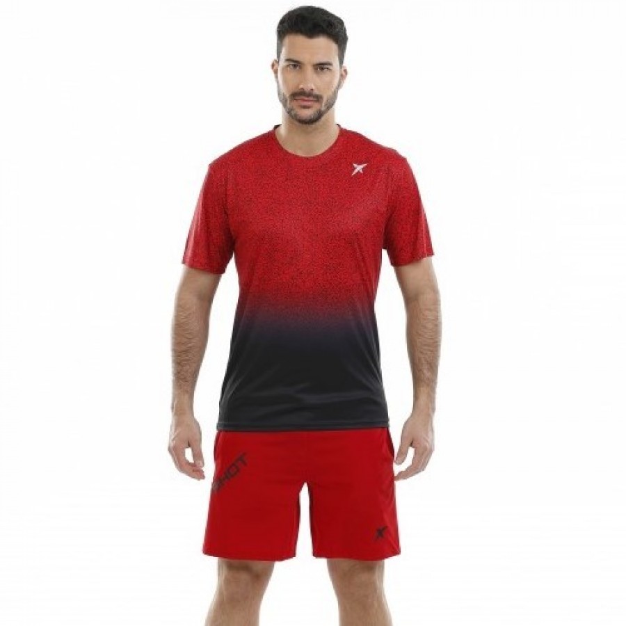 Chemise Drop Shot rouge Laube