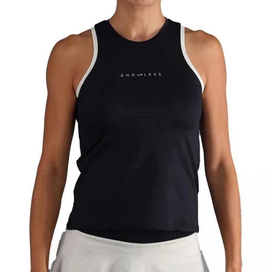 Camiseta Endless Essential Negro Dorado  Oferta + Barato