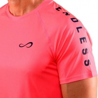 Camiseta Endless Feisty Iconic Coral Brillante  Oferta + Barato