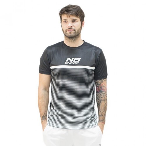 Camiseta preta cinza Enebe Max Pro Camiseta preta cinza Enebe Max Pro