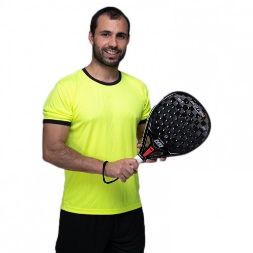 Camiseta de fluor amarelo forte enebe Camiseta de fluor amarelo forte enebe