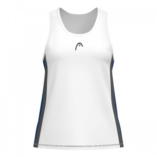 Head Club 25 Blanc Bleu Royal Junior T-Shirt Head Club 25 Blanc Bleu Royal Junior T-Shirt