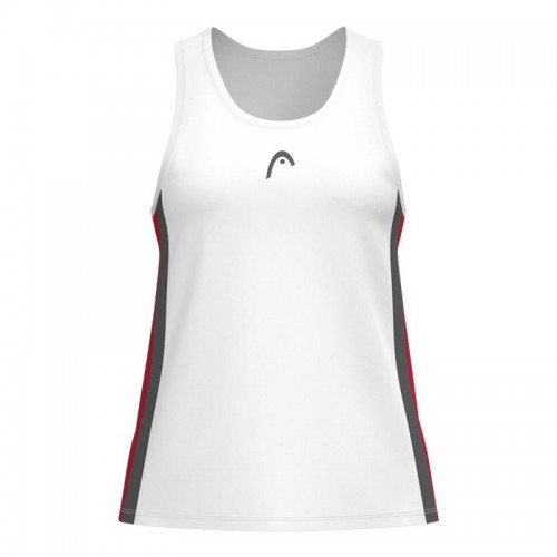 Head Club 25 Blanc Rouge T-Shirt Junior Head Club 25 Blanc Rouge T-Shirt Junior