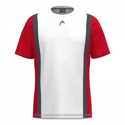 Head Club 25 Tech Blanc Rouge T-Shirt Junior Head Club 25 Tech Blanc Rouge T-Shirt Junior
