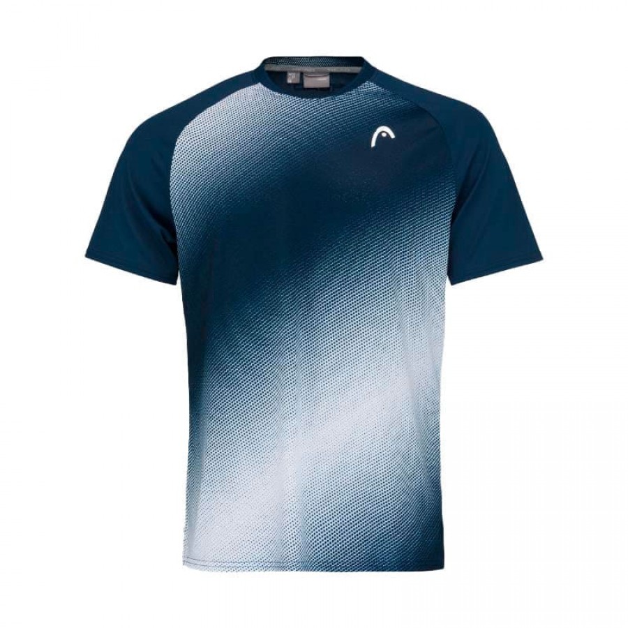Head Performance T-shirt Stampa Blu Scuro