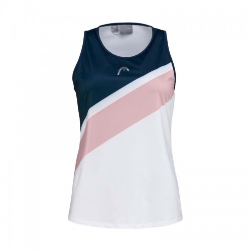 Head Performance T-shirt Print Pink White Head Performance T-shirt Print Pink White
