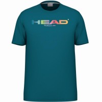 Head Rainbow Teal Blue T-Shirt  Offer + Cheap