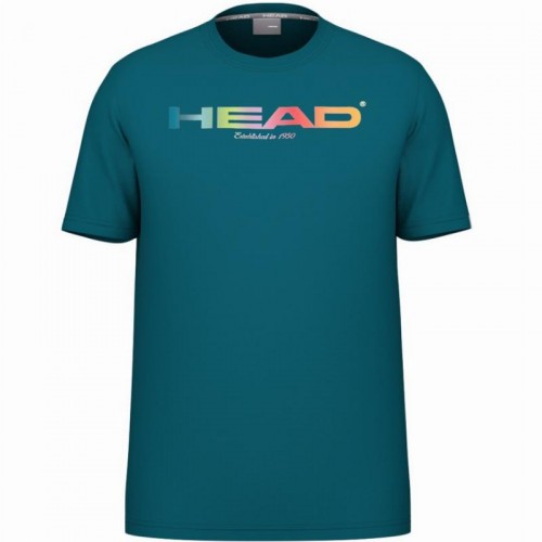 Camiseta Head Rainbow Teal Blue Camiseta Head Rainbow Teal Blue