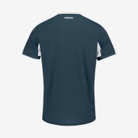 Head Slice T-shirt Navy Blue White