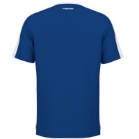 Camiseta Head Slice Azul Royal Junior  Oferta + Barato