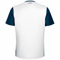 T-shirt Head Slice Branco Azul Marinho  Oferta + Barato