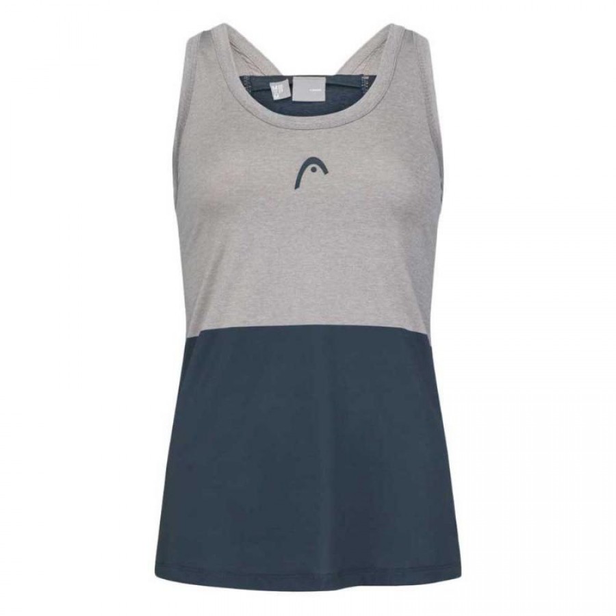 Head Tech Top Navy Grey T-Shirt Women