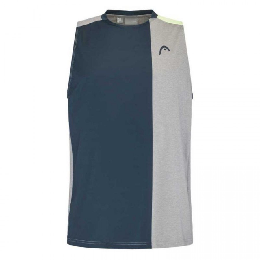 Camiseta Head Top Gris Verde Pastel