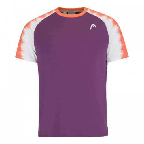 Camiseta Head Topspin Lila Print Vision Camiseta Head Topspin Lila Print Vision
