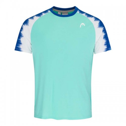 Camiseta Head Topspin Turquesa Print Vision Camiseta Head Topspin Turquesa Print Vision