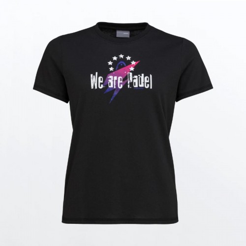 Head Wap Star T-Shirt Nero Donna Head Wap Star T-Shirt Nero Donna