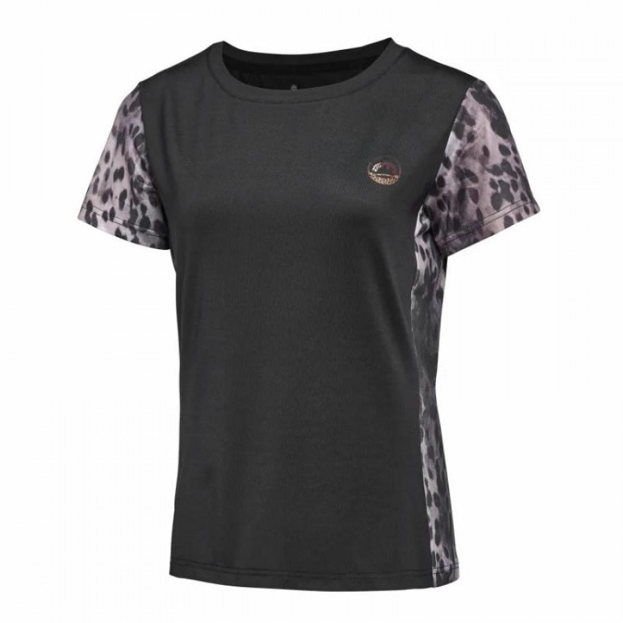 JHayber Panther Noir T-Shirt Femme  Offre - Pas cher