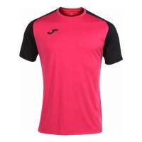 Camiseta Joma Academy IV Fucsia Negro Junior  Oferta + Barato