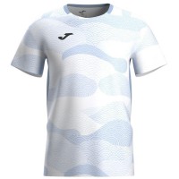 Camiseta Joma Challenge Azul Branco  Oferta + Barato
