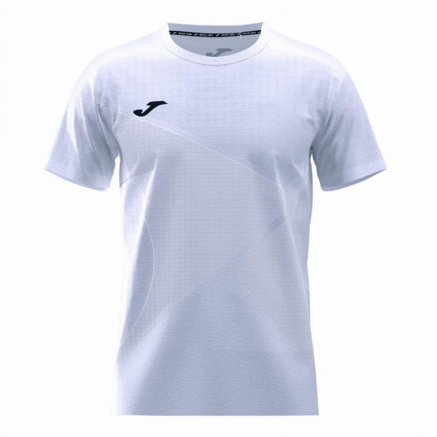 Camiseta Joma Challenge Branco Azul  Oferta + Barato