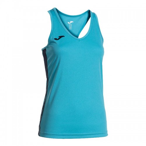 Joma Olimpiada Turquoise Bleu Marine T-Shirt Femme Joma Olimpiada Turquoise Bleu Marine T-Shirt Femme