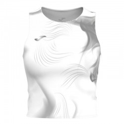 T-shirt bianca senza maniche Joma R Night