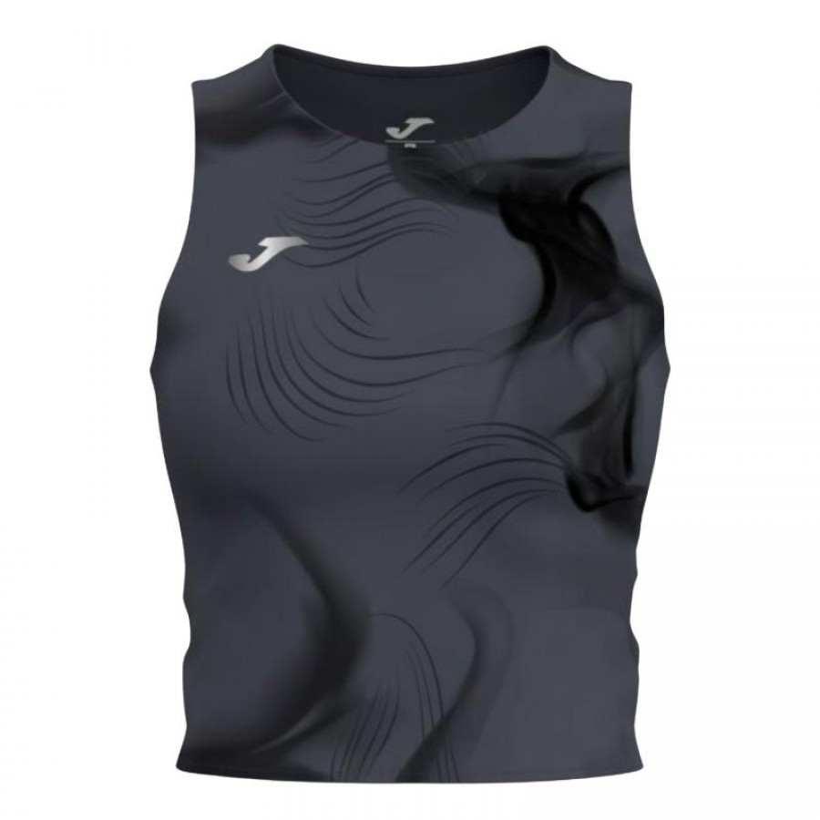 T-shirt nera nera senza maniche Joma R Night