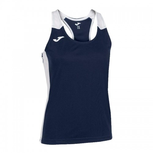T-shirt femme Joma Record II bleu marine blanc T-shirt femme Joma Record II bleu marine blanc