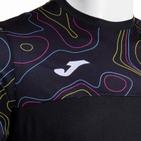 Camiseta Joma Torneo Negro  Oferta + Barato