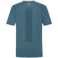 Camiseta Kswiss Hypercourt Mesh Crew 4 Verde Petróleo  Oferta + Barato