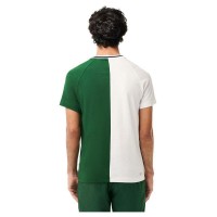 Camiseta Lacoste Daniil Medvedev Blanco Verde