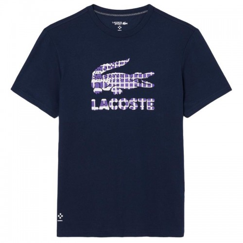 Lacoste Daniil Medvedev Maglietta da tennis blu navy Lacoste Daniil Medvedev Maglietta da tennis blu navy