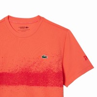 Lacoste Novak Djokovic T-Shirt Orange Red  Offer + Cheap