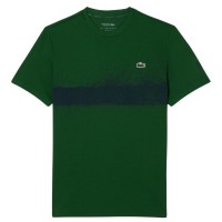 Lacoste Novak Djokovic Green Navy Blue T-Shirt  Offer + Cheap