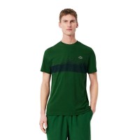 Lacoste Novak Djokovic Green Navy Blue T-Shirt  Offer + Cheap
