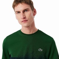 Lacoste Novak Djokovic Green Navy Blue T-Shirt  Offer + Cheap